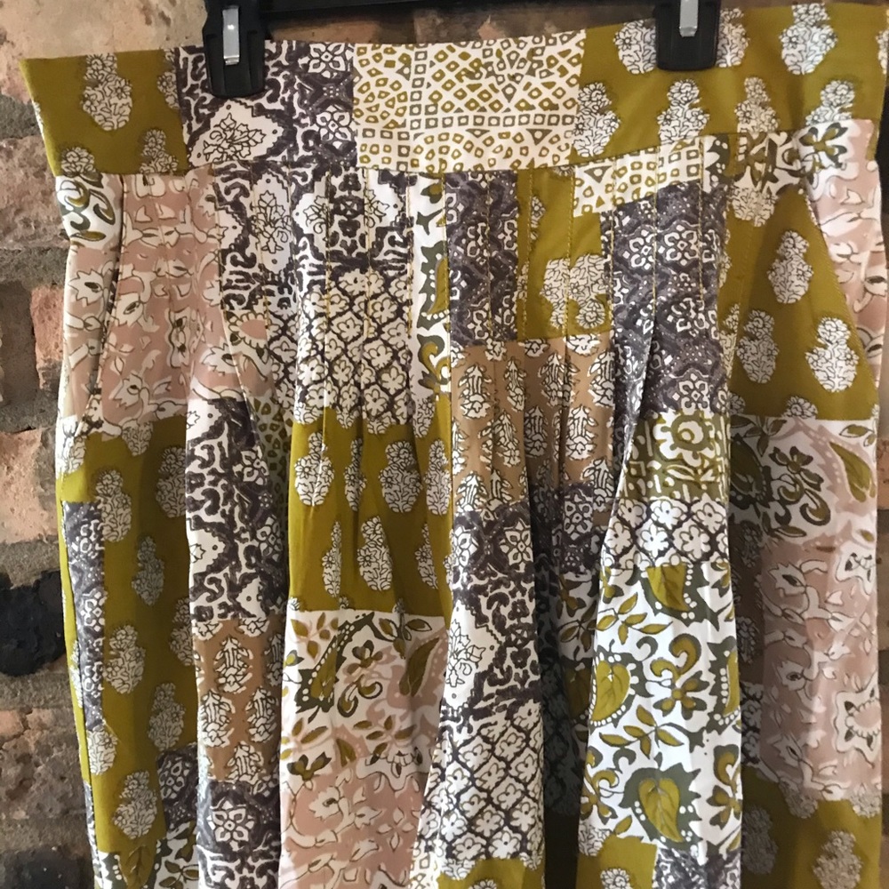 M Maeve multicolored midi Skorts